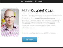 Tablet Screenshot of kluza.eu
