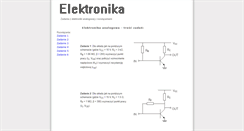 Desktop Screenshot of elektronika.kluza.eu