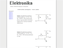 Tablet Screenshot of elektronika.kluza.eu